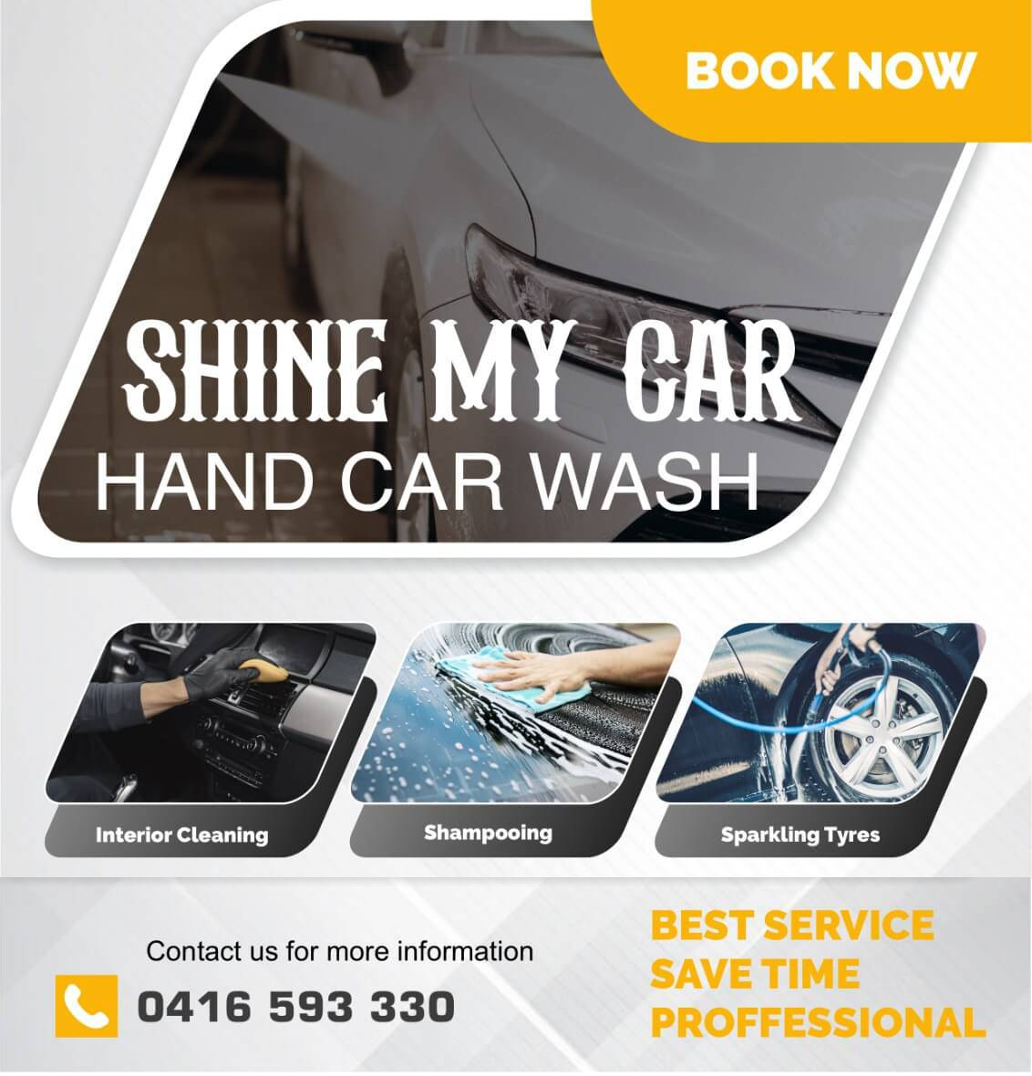 Car Detailer Working